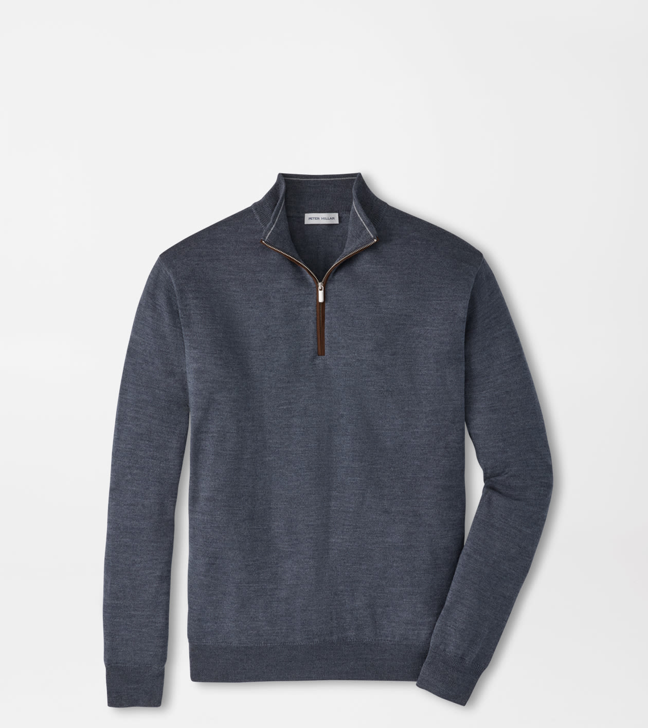 Peter Millar Autumn Crest Suede Trim Quarter-Zip